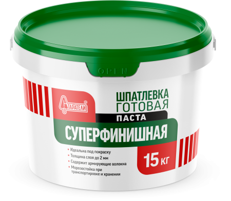 Шпаклевка "Старатели" готовая Суперфинишная  15кг; 11602808